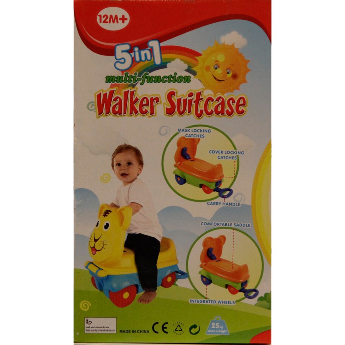 First Step Kids Multi Function Walker Suitcase 5 in 1 Assorted Colors