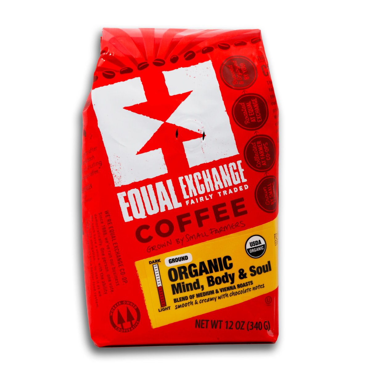 Equal Exchange Organic Mind, Body & Soul Coffee 340g