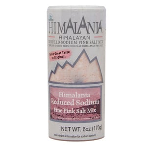 هيمالانيا خليط ملح الهيمالايا الوردي الناعم منخفض الصوديوم 170 جم