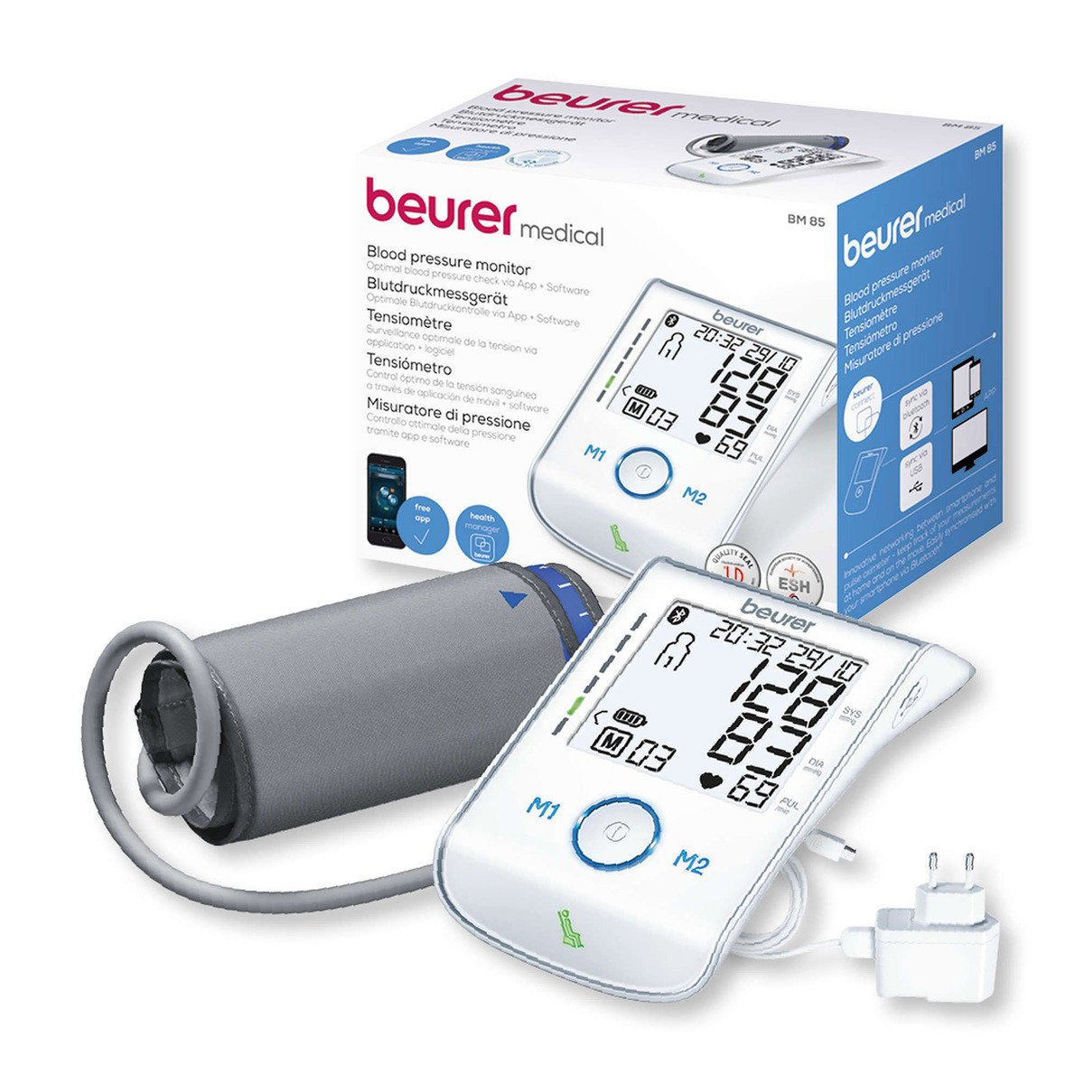 جهاز قياس ضغط الدم بيورر BM-85+ ِAPP