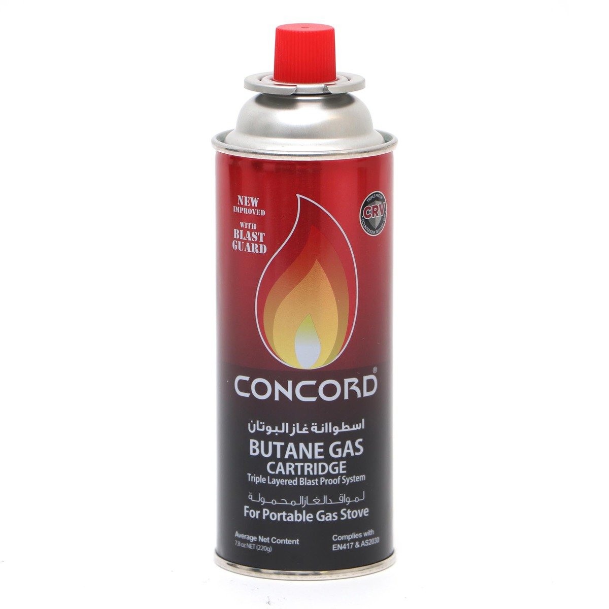 Concord Butane Gas Cartridge 220g