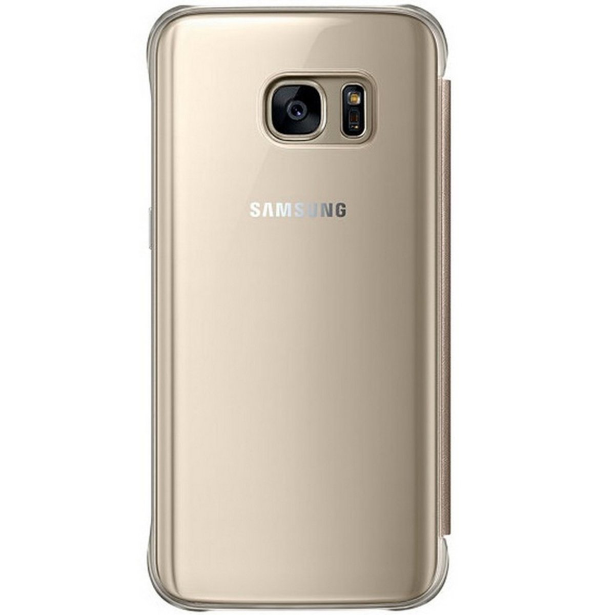 Samsung Galaxy S7 Clear View Case ZG930CF Gold