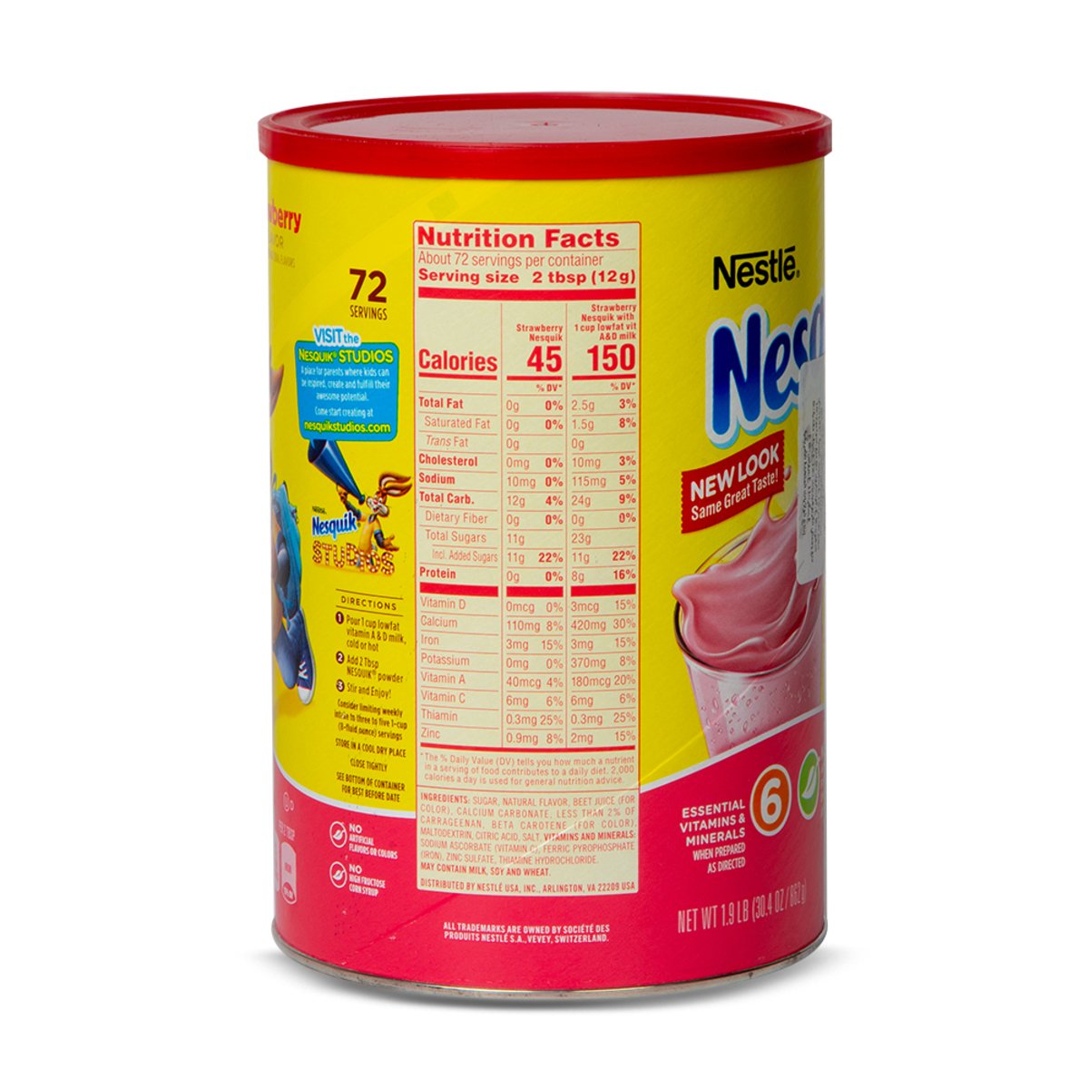 Nestle Nesquik Strawberry Flavor Drink 862 g