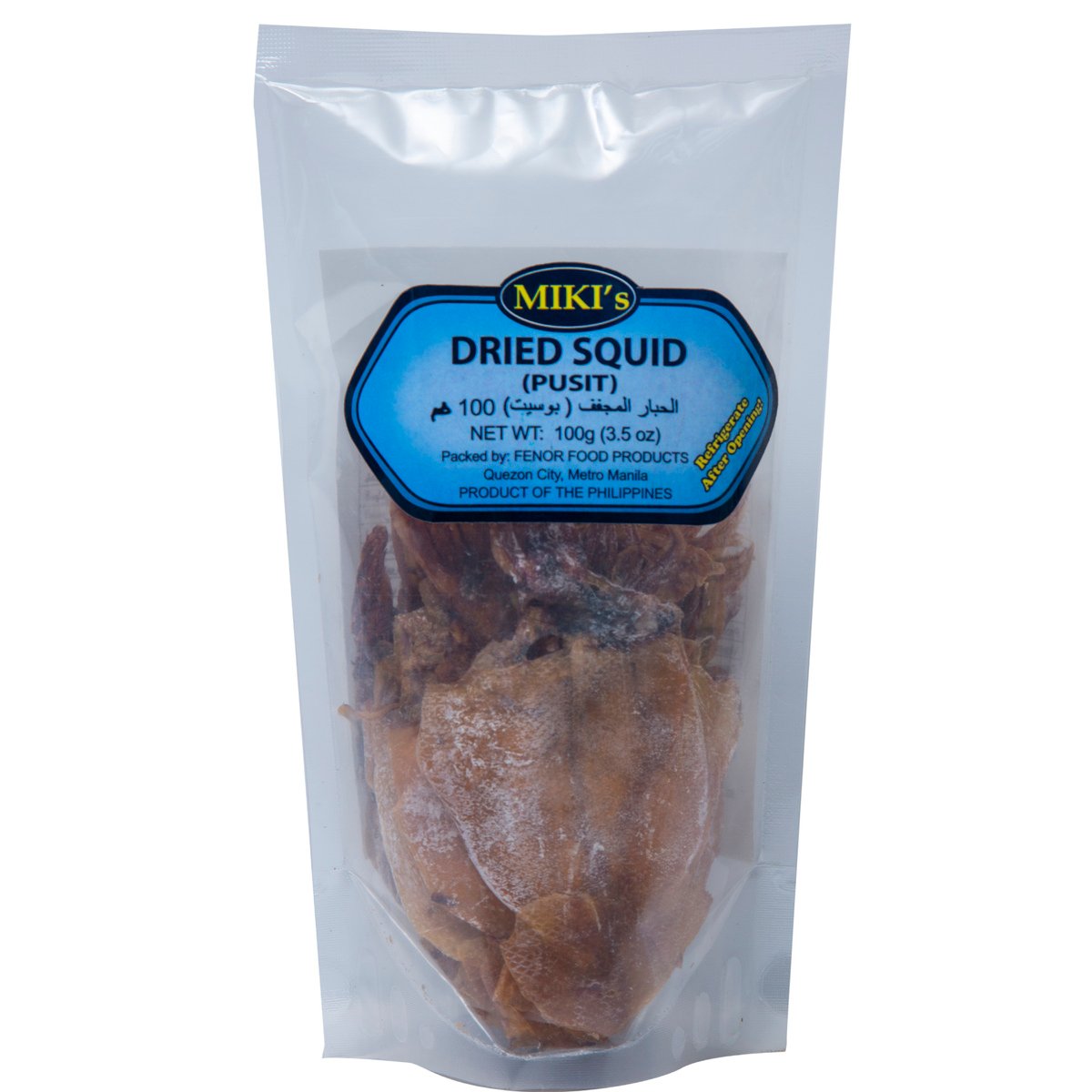 Miki's Dried Squid (Pusit) 100 g