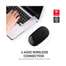 Trands 2.4G Wireless Portable Mouse for laptop, desktop and PCs, Plug and Play Optical Mouse MU257