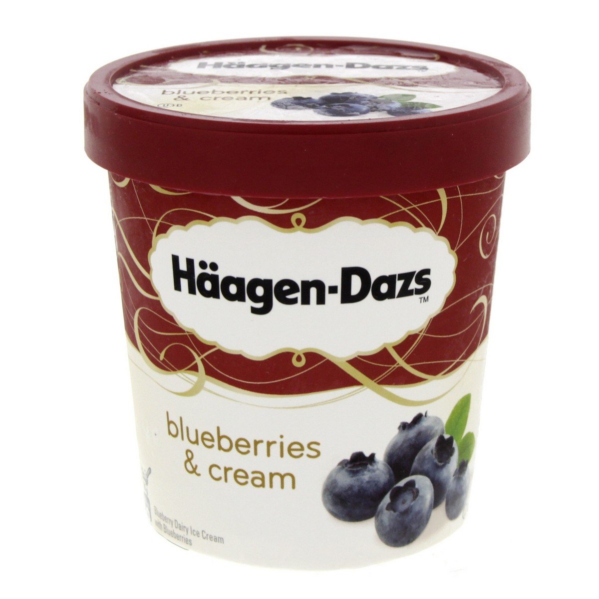 Haagen-Dazs Ice Cream Blueberries and Cream 500 ml