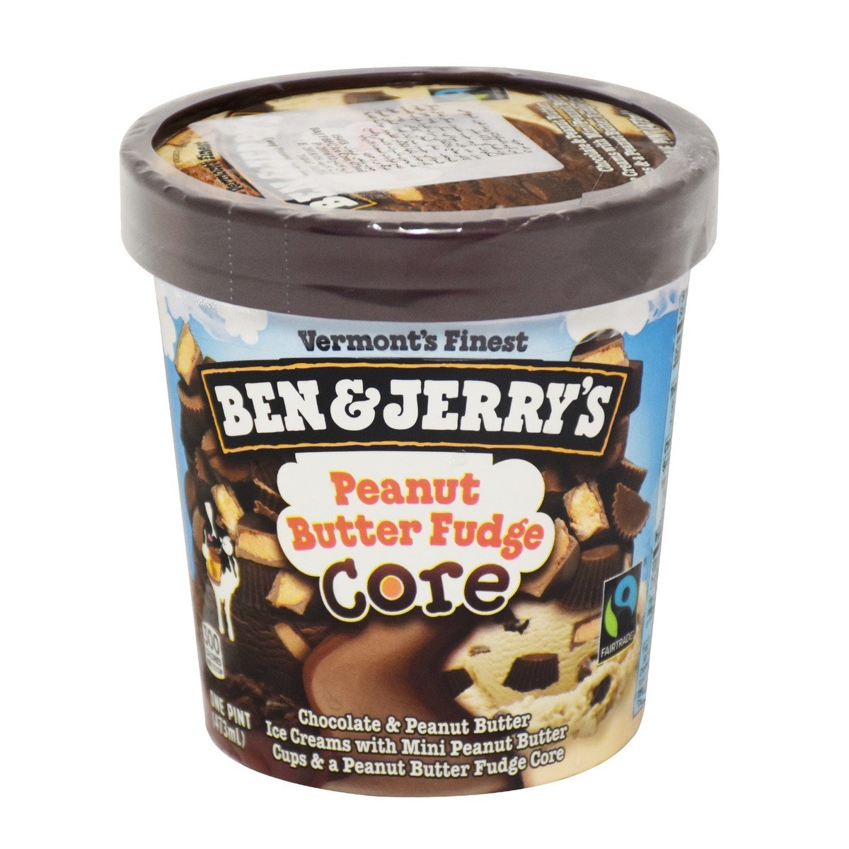 Ben & Jerry's Peanut Butter Fudge Core Ice Cream 473 ml