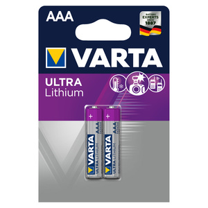 Varta Lithium AAA Battery 2pcs