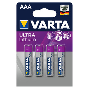 Varta Lithium AAA Battery 4pcs