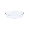 Chefline HSAP10L Borosilicate Glass Oval Baking Dish, 0.7 Litre, Transparent