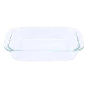 Chefline HSAP30L Borosilicate Glass Rectangle Baking Dish, 2.9Litre, Transparent