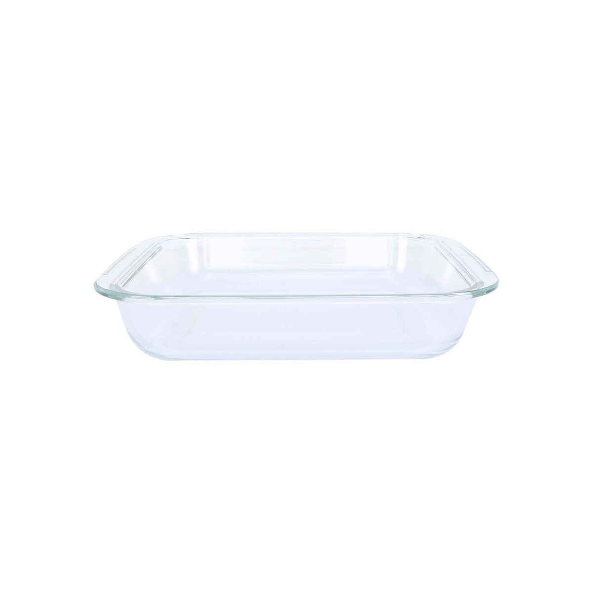Chefline HSAP11LF Borosilicate Glass Square Baking Dish, 1.1 litre, Transparent