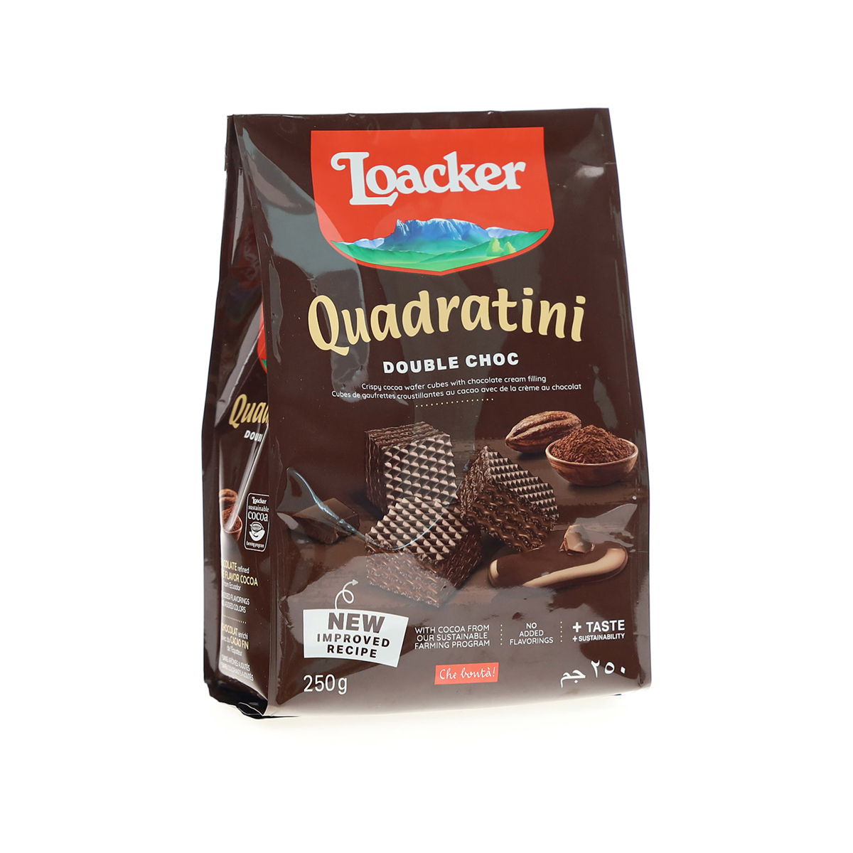 Loacker Quadratini Double Chocolate 250g