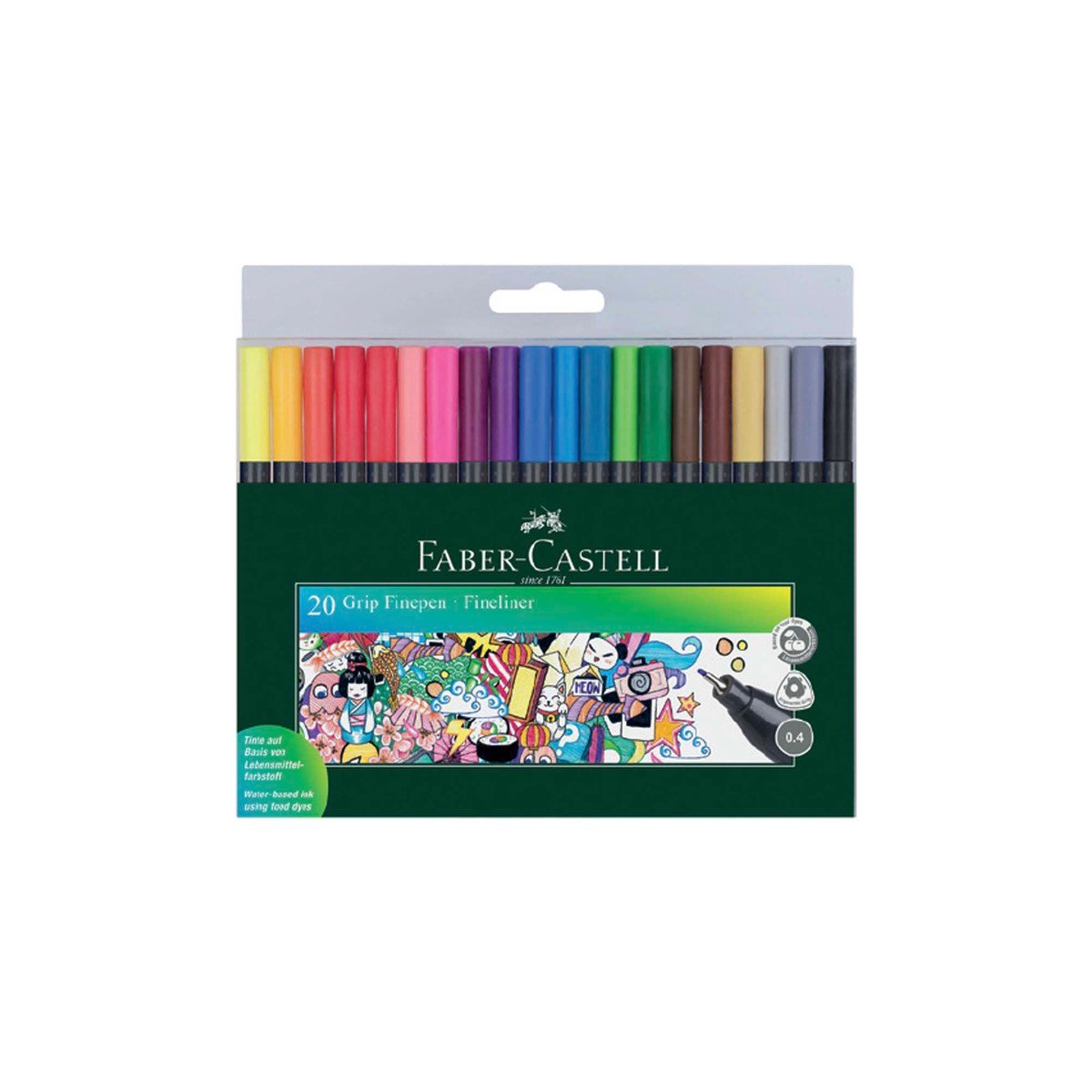 Faber-Castell Grip Fine Pen 20's FB151620