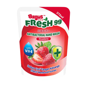 Bagus Anti Bacterial Hand Wash Strawberry Refill 375ml