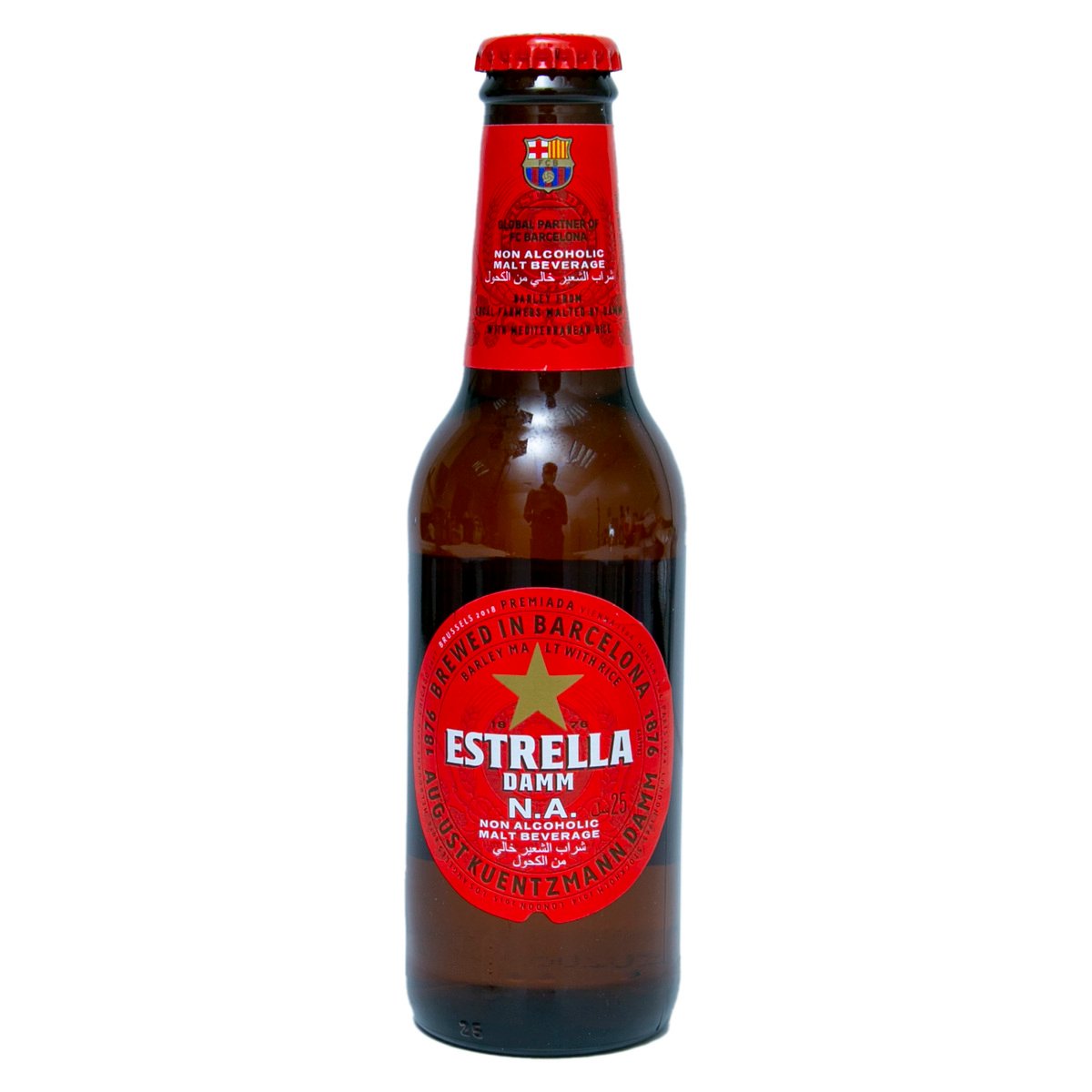 Fc Barcelona Estrella Damm Non Alcoholic Malt Beverage 250 ml