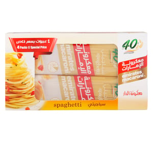 Emirates Macaroni Spaghetti Pasta Value Pack 4 x 400g