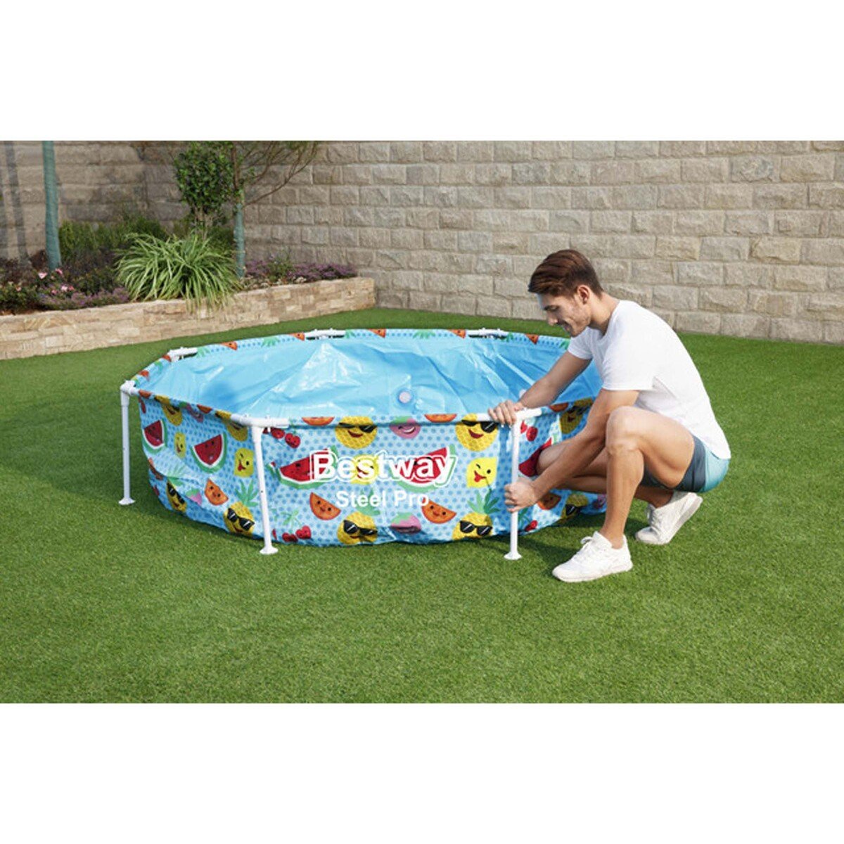 Best way Shade Play Pool 56432 244x51cm Assorted Colors