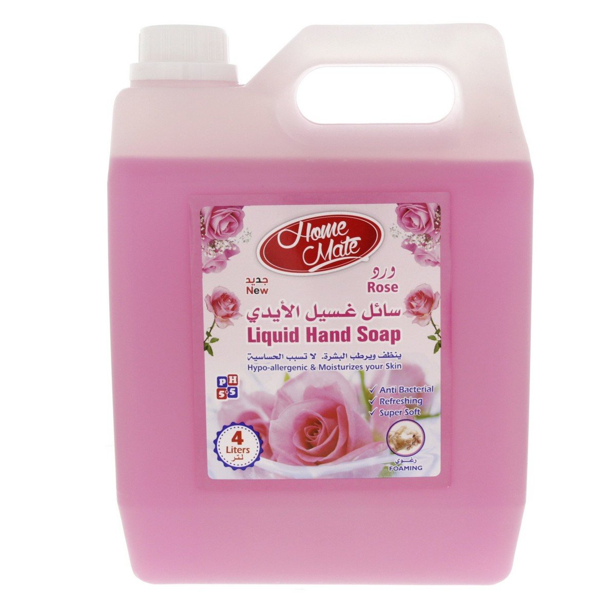 Home Mate Liquid Hand Soap Rose 4 Litres