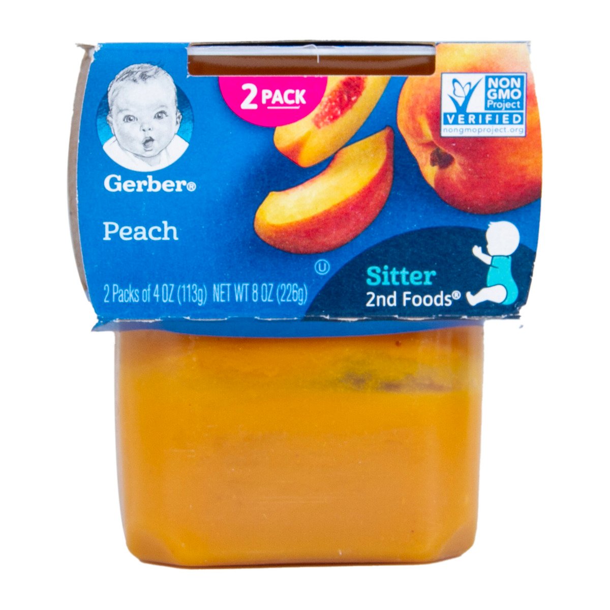 Gerber Baby Food Peach 226 g