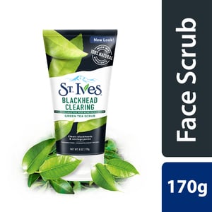 St. Ives Blackhead Clearing Green Tea Face Scrub 170g