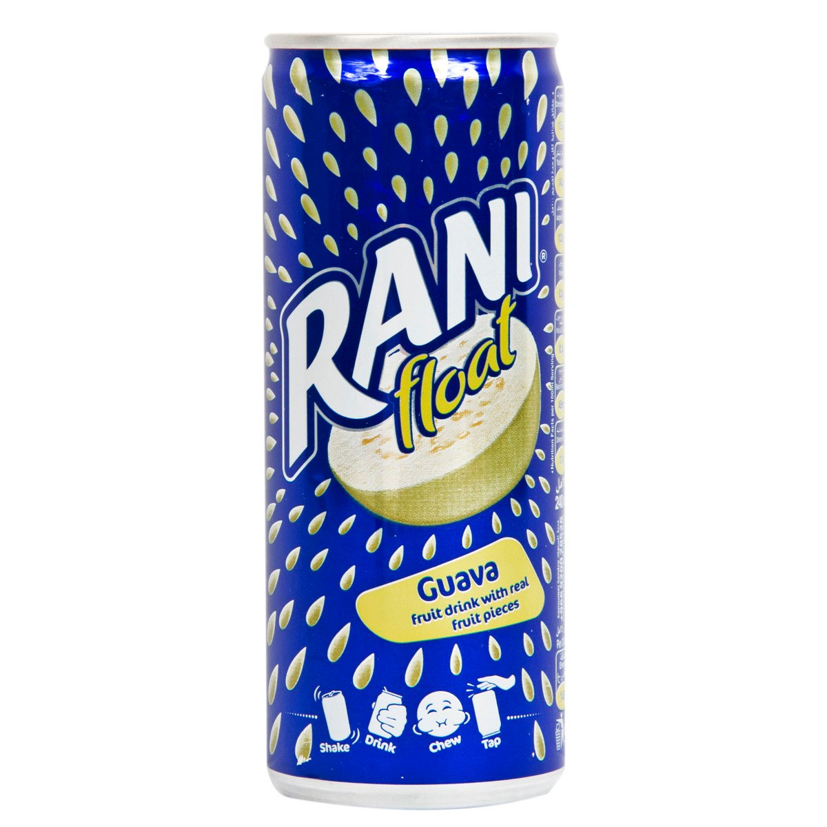 Buy Rani Float Guava Fruit Drink With Real Fruit Pieces 240 ml Online at Best Price | Canned Fruit Drink | Lulu Kuwait in Kuwait