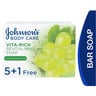 Johnson's Body Soap Vita-Rich Revitalising 6 x 125g