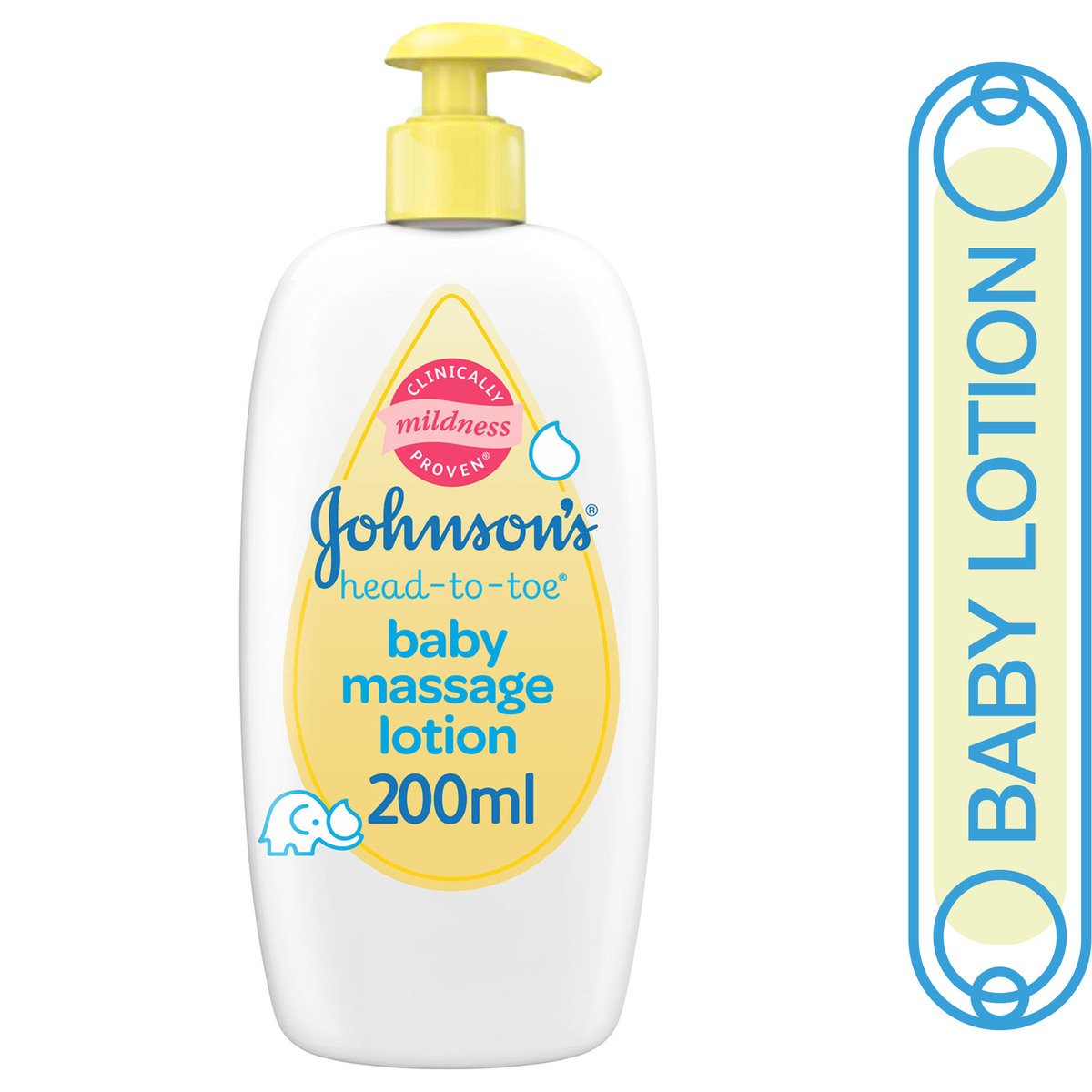 Johnson's Baby Baby Lotion Head-To-Toe Massage Lotion 200ml