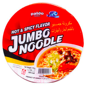Paldo Hot and Spicy Flavor Jumbo Noodle 110 g