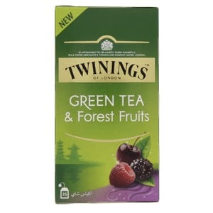 تويننجز شاي اخضر وفواكه الغابات 37.5 جم 25 كيس شاي