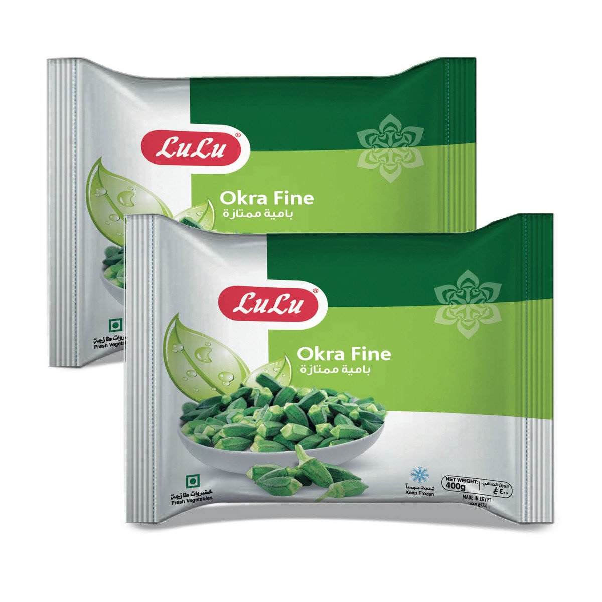 Buy LuLu Frozen Okra Fine Value Pack 2 x 400 g Online at Best Price | Okra | Lulu Egypt in Kuwait