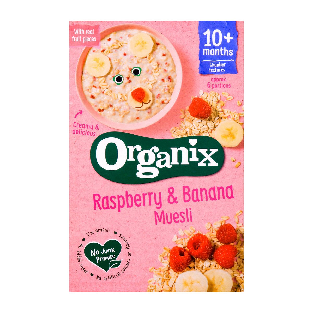 Organix Raspberry & Banana Muesli From 10 Months 200 g