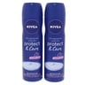 Nivea Anti-Perspirant Deo Spray Protect & Care For Women 2 x 150 ml