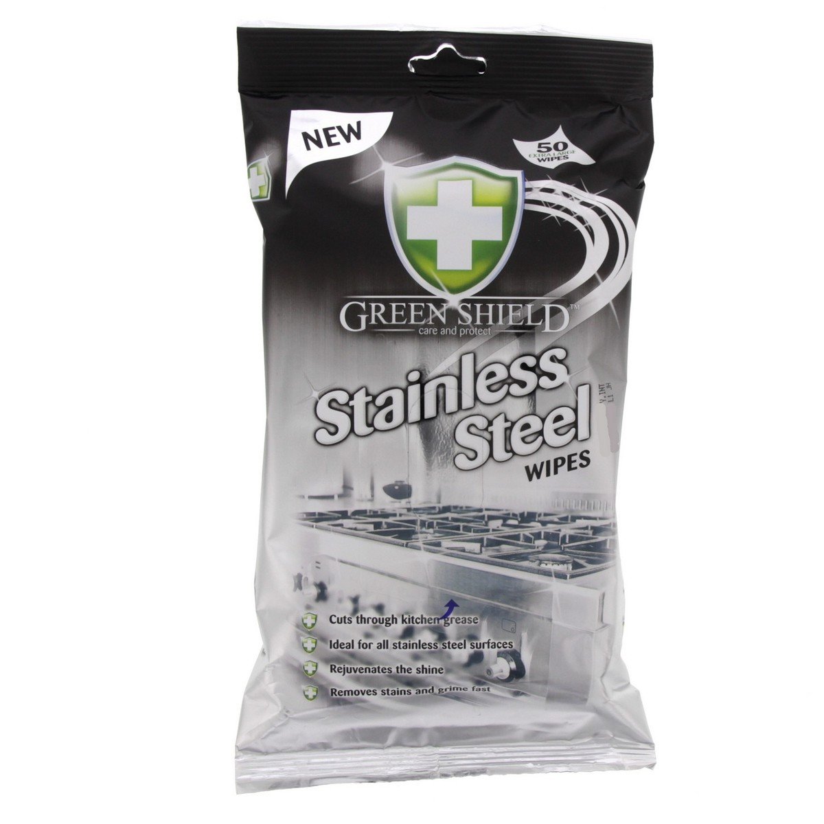 Green Shield Stainless Steel Wipes 50pcs