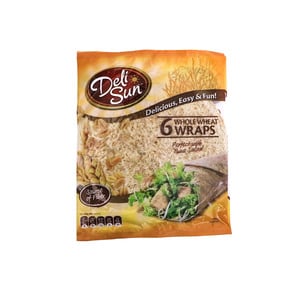 Deli Sun Whole Wheat Wraps 6 pcs 360 g