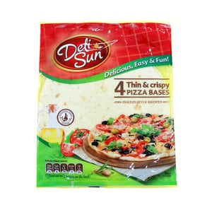 Deli Sun Thin & Crispy Pizza Base 4 x 320 g