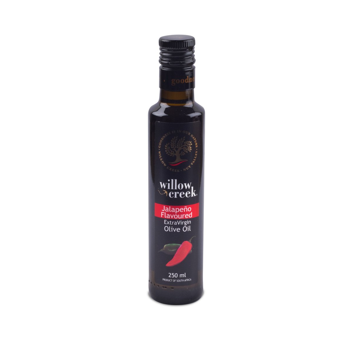 Willo Creek  Extra Virgin Olive Oil  Jalapeno Flavoured 250ml