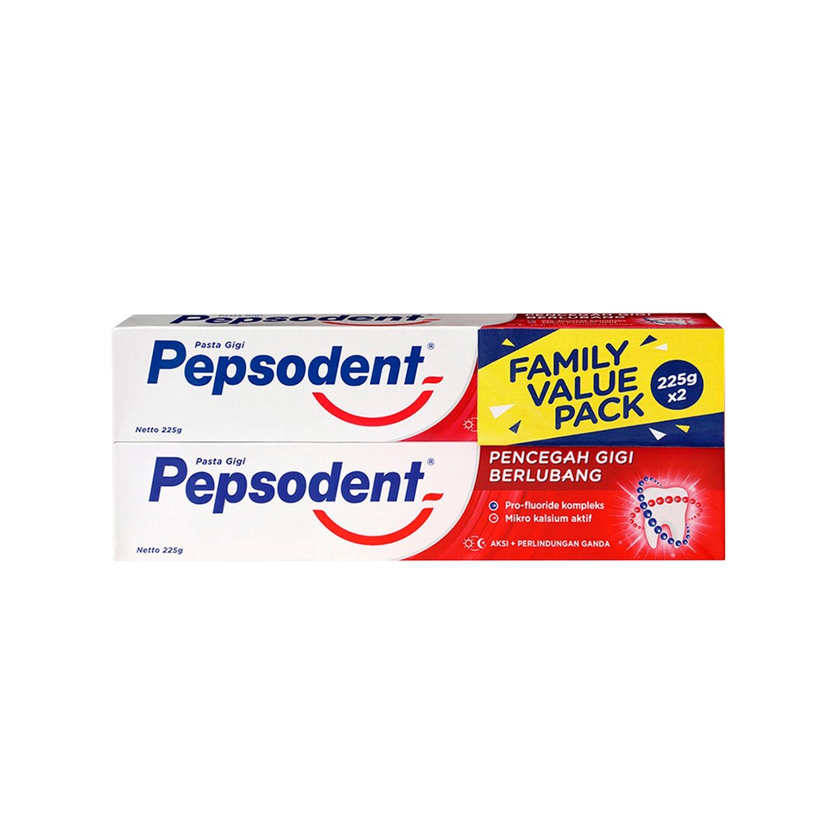 Pepsodent Toothpaste Pencegah Gigi 2 x 225g