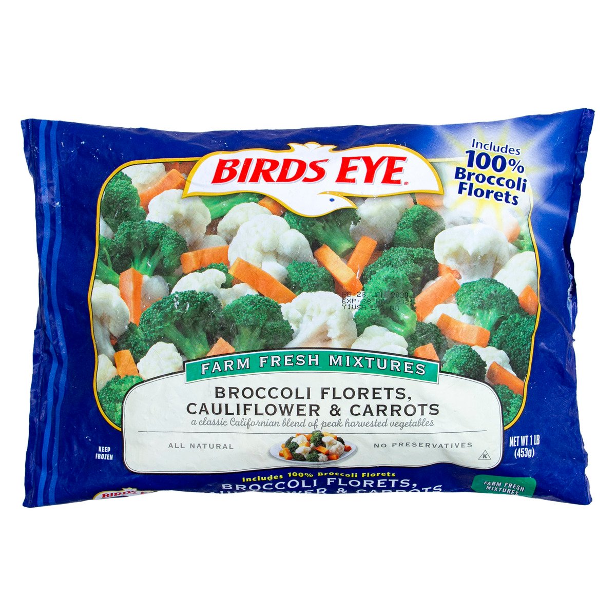 Birds Eye Broccoli Florets Cauliflower & Carrots 453 g