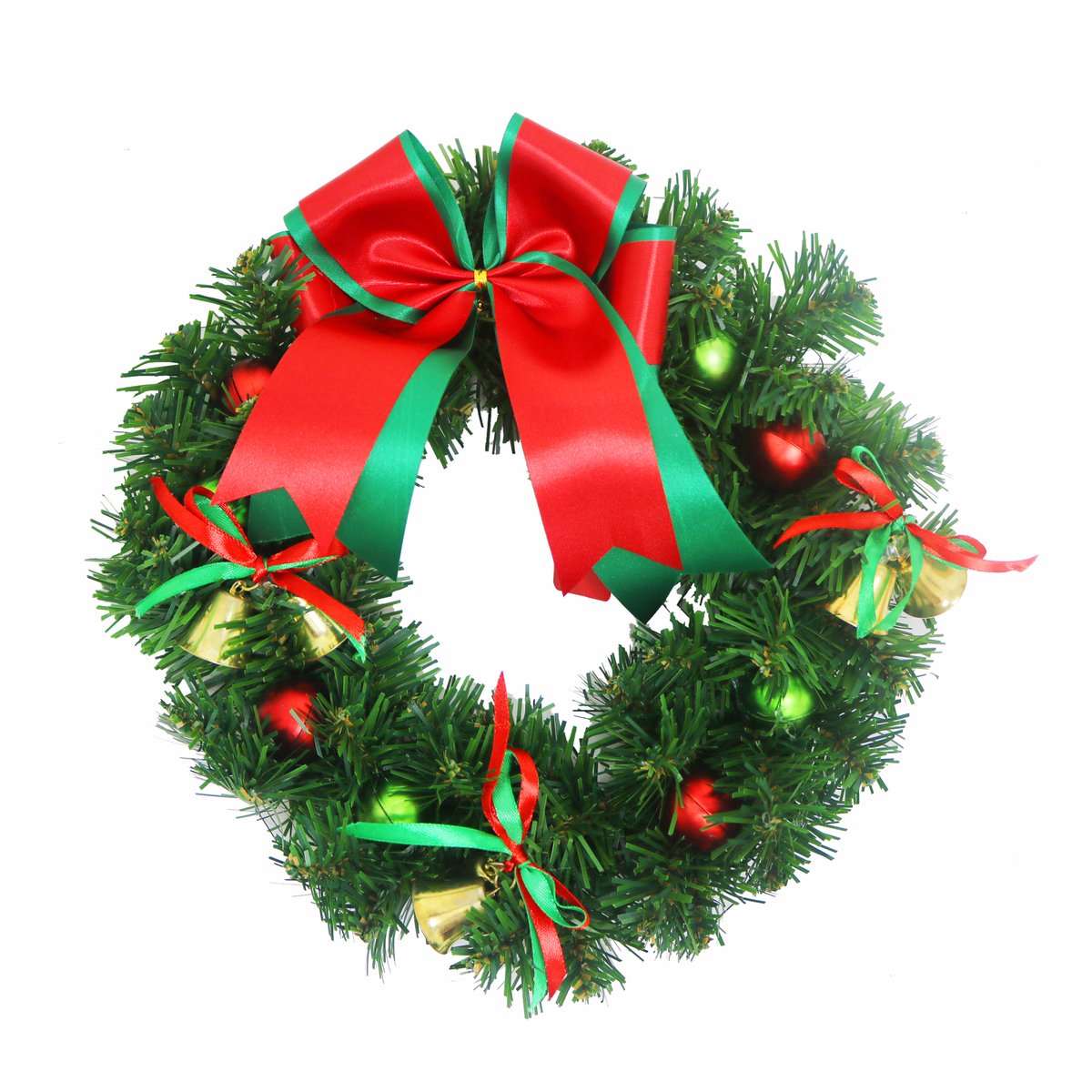 Lulu Xmas Decorated Wreath 10" 3401-21