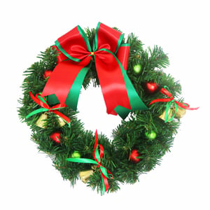 Lulu Xmas Decorated Wreath 10