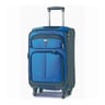 ديلسي وودبري حقيبة سفر مرنة 4 عجلات، 55 سم، أزرق
