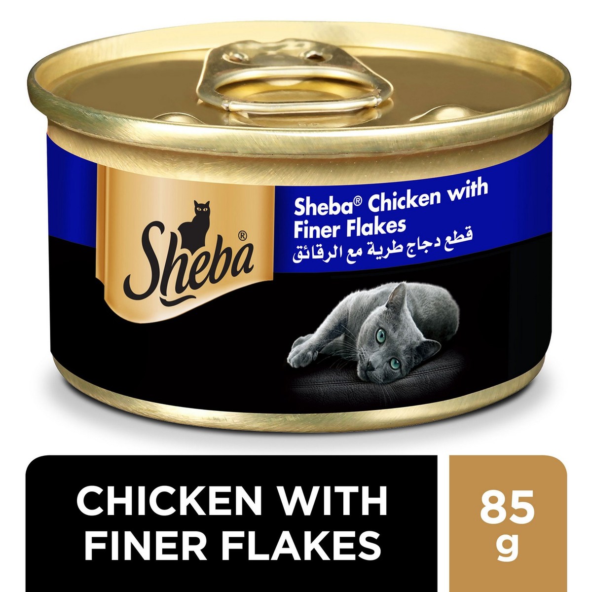 شيبا طعام القطط دجاج مع رقائق الفاينر 24 × 85 جم