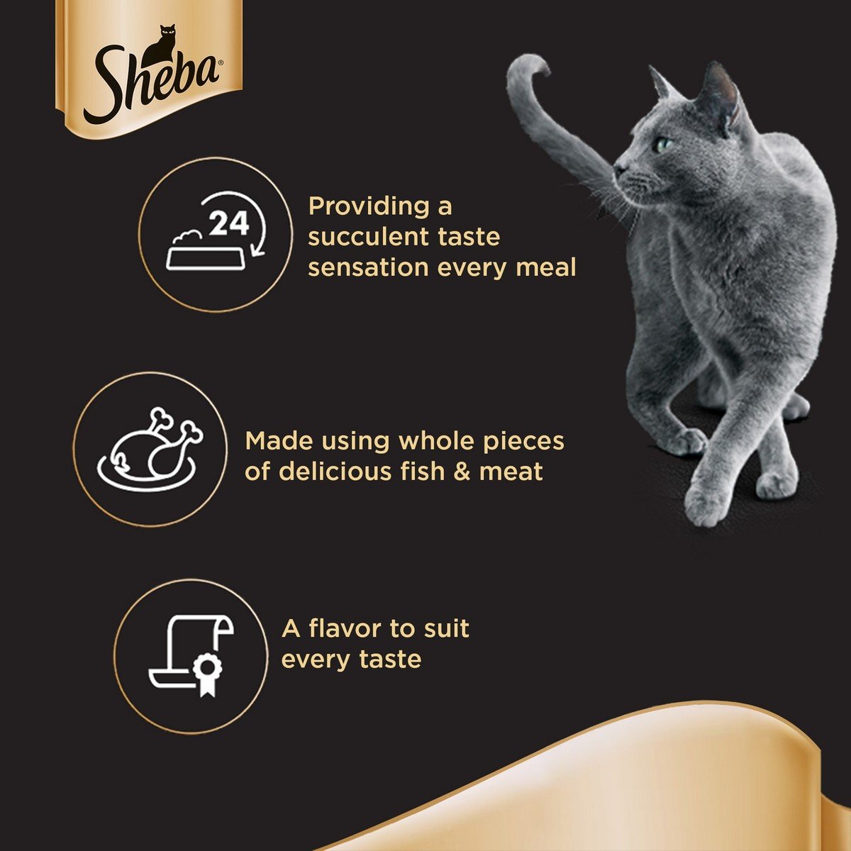 Sheba Chicken With Finer Flakes Cat Food 24 x 85 g