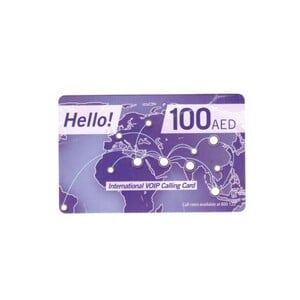 Hello VOIP Card (AED 100)