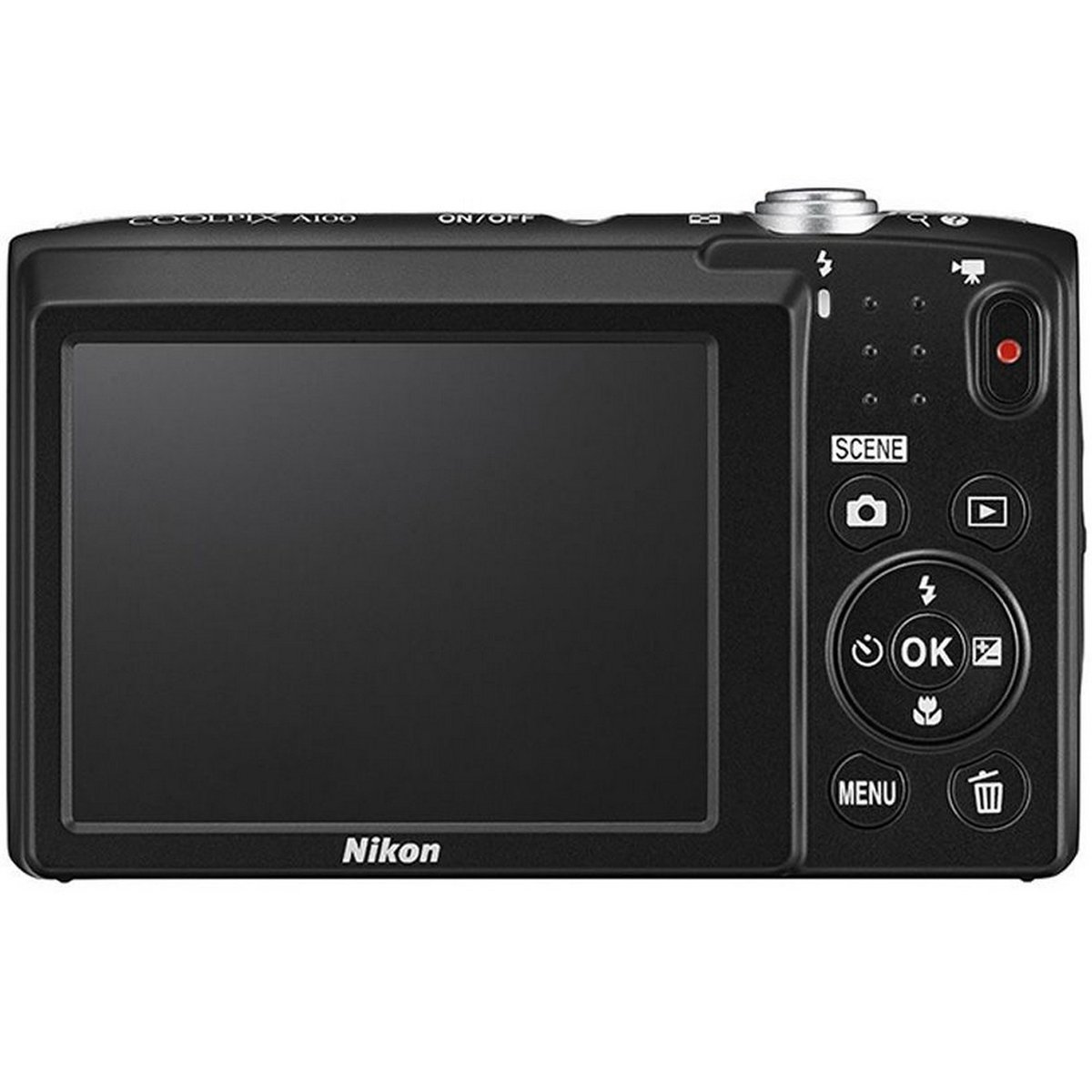 Nikon Digital Camera COOLPIX A100 20MP Black