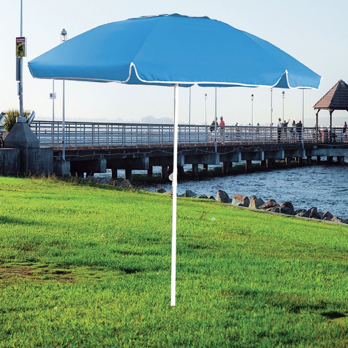 Buy Royal Relax Beach Umbrella HYH15013 2.4mtr Online at Best Price | Beach Umbrella | Lulu KSA in UAE
