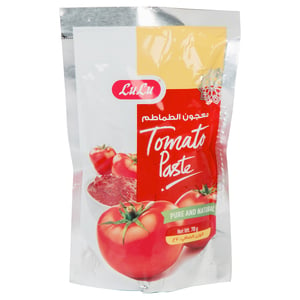 اشتري قم بشراء LuLu Tomato Paste 70 g Online at Best Price من الموقع - من لولو هايبر ماركت Cand Tomatoes&Puree في الكويت