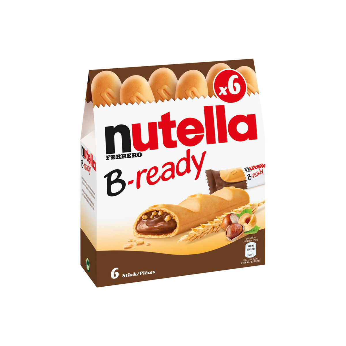 Nutella B'Ready T6 132g