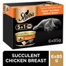 Sheba Succulent Chicken Breast Wet Cat Food 6 x 85g